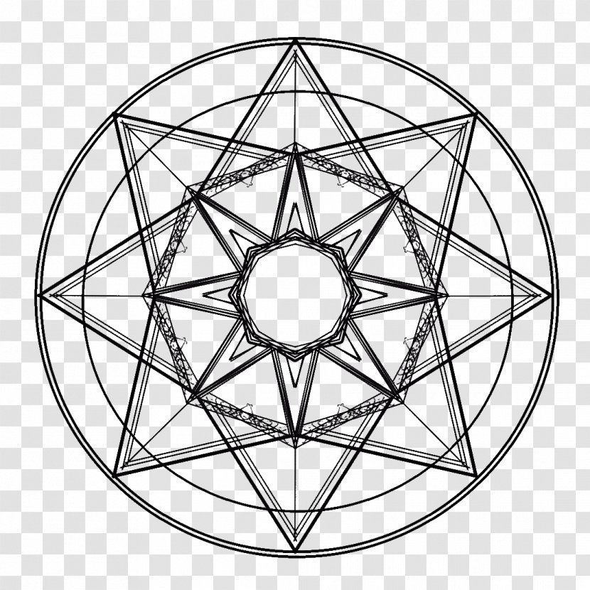 Sacred Geometry Symbol Circle Mandala - Structure - Hanada Transparent PNG