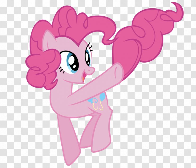 Pony Pinkie Pie Apple - Silhouette - Heart Transparent PNG