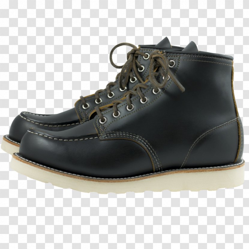 Leather Shoe Boot Walking Black M Transparent PNG