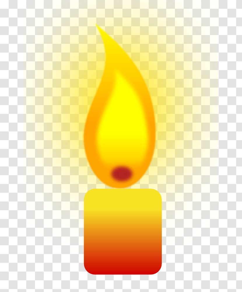 Yellow - Candle Flame Clipart Transparent PNG