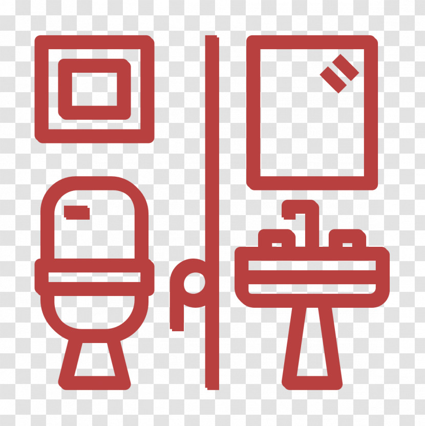 Restroom Icon Home Equipment Icon Transparent PNG