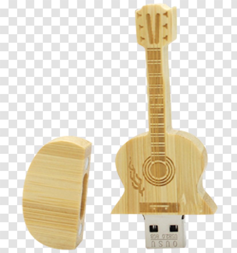 USB Flash Drive Ukulele Card Reader Memory - Plucked String Instruments - Violin Transparent PNG