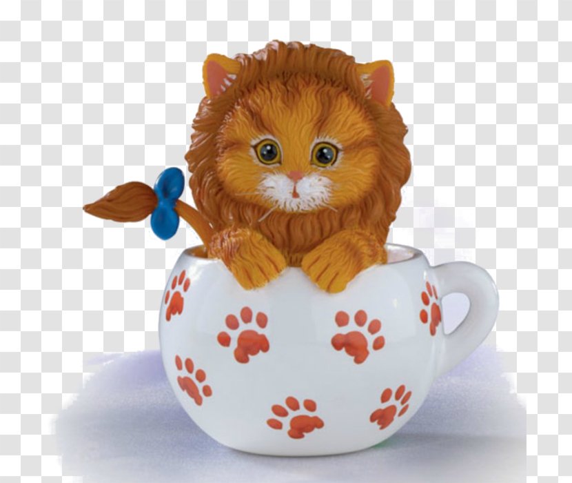 Kitten Cat Whiskers Tea Cup - Lion Around Transparent PNG