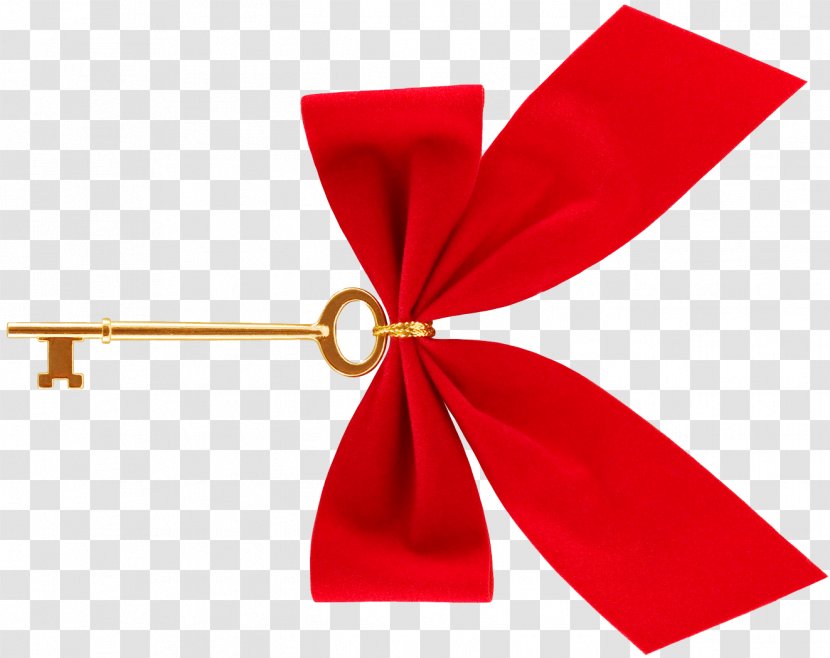 Red - Ribbon - Bow Transparent PNG