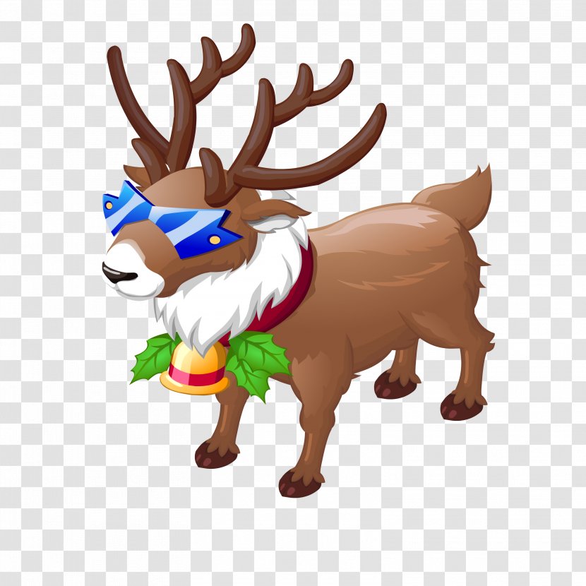 Reindeer Red Deer Christmas Tencent QQ - Sika Transparent PNG