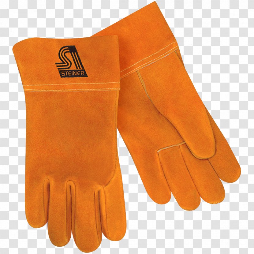 Glove Leather Cuff Personal Protective Equipment Gas Metal Arc Welding Transparent PNG