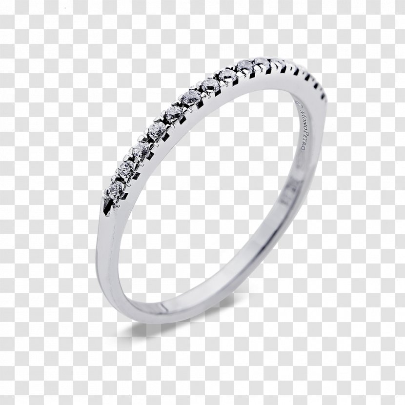Wedding Ring Silver Body Jewellery - Diamond Transparent PNG