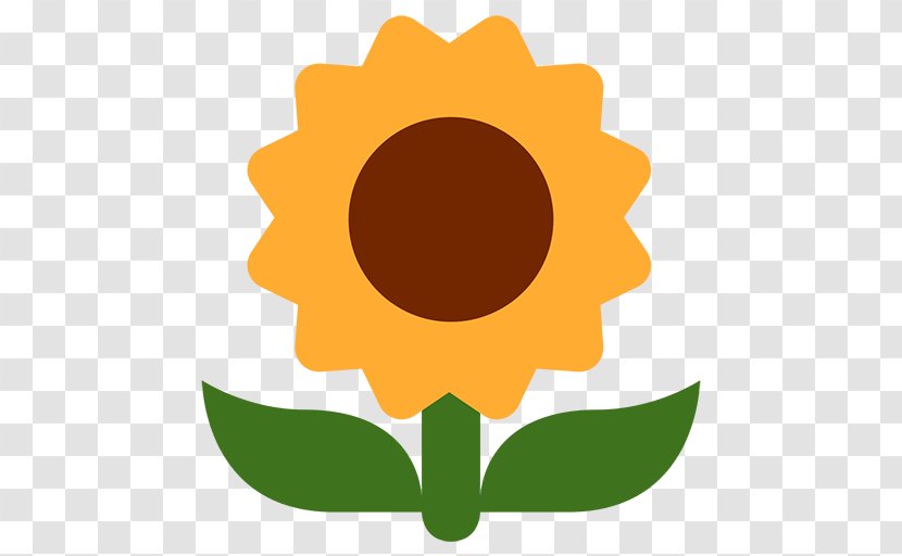 Emojipedia Sticker Meaning IPhone - Sign - Sunflower Leaf Transparent PNG