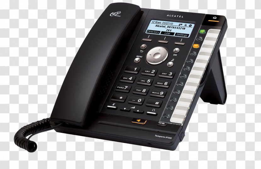 Alcatel Mobile ALCATEL Temporis IP300 Telephone VoIP Phone IP PBX - Technology Transparent PNG