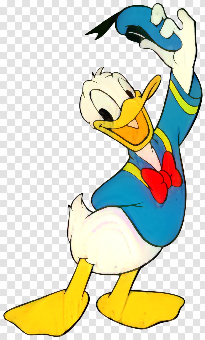 Donald Duck Clip Art Image Free Content - Ducks Geese And Swans - Cartoon Transparent PNG