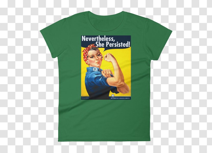 We Can Do It! World War II Rosie The Riveter T-shirt Effort - Naomi Parker Fraley Transparent PNG