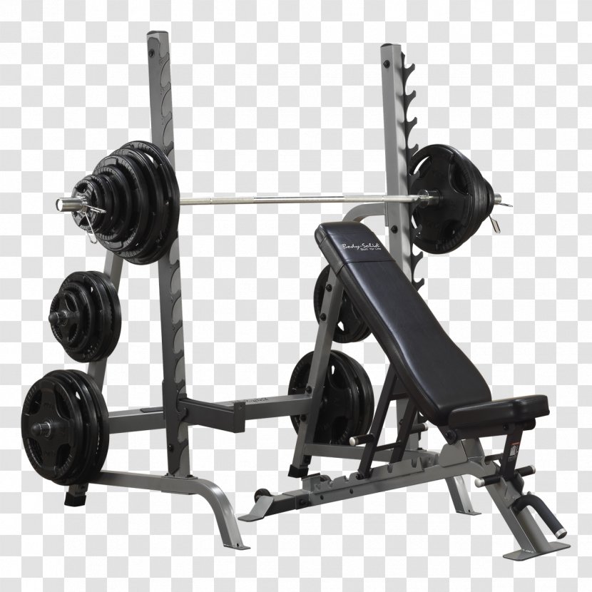 Bench Press Power Rack Squat Exercise Equipment - Weights - Barbell Transparent PNG