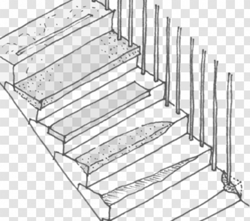 Stairs Stair Tread Drawing Riser Sketch Transparent PNG