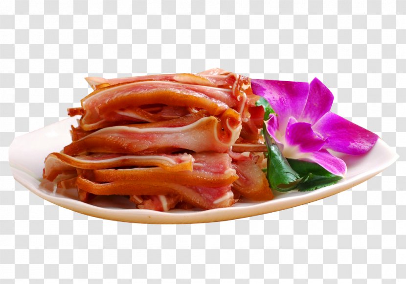 Pigs Ear Lou Mei Red Cooking Domestic Pig Delicatessen - Flowers Ears Transparent PNG