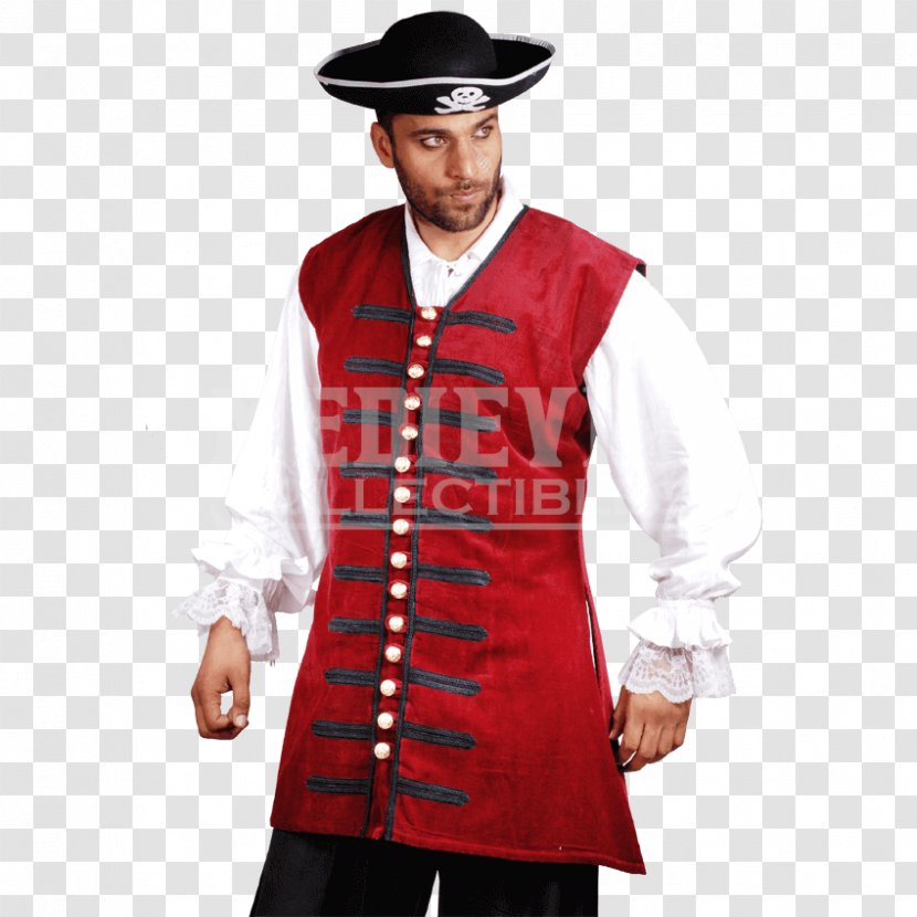 Halloween Costume Clothing Waistcoat - Tailcoat - Make A Pirate Hat Transparent PNG