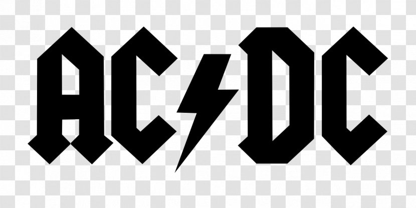 AC/DC Symbol Logo Alternating Current - Frame - Band Transparent PNG