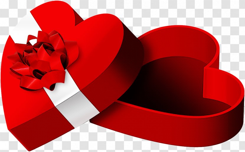 Valentine's Day - Love - Carmine Ribbon Transparent PNG
