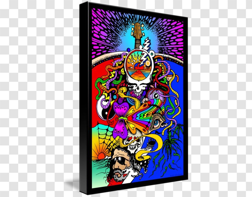Poster Grateful Dead Psychedelia Psychedelic Art - Cartoon Transparent PNG