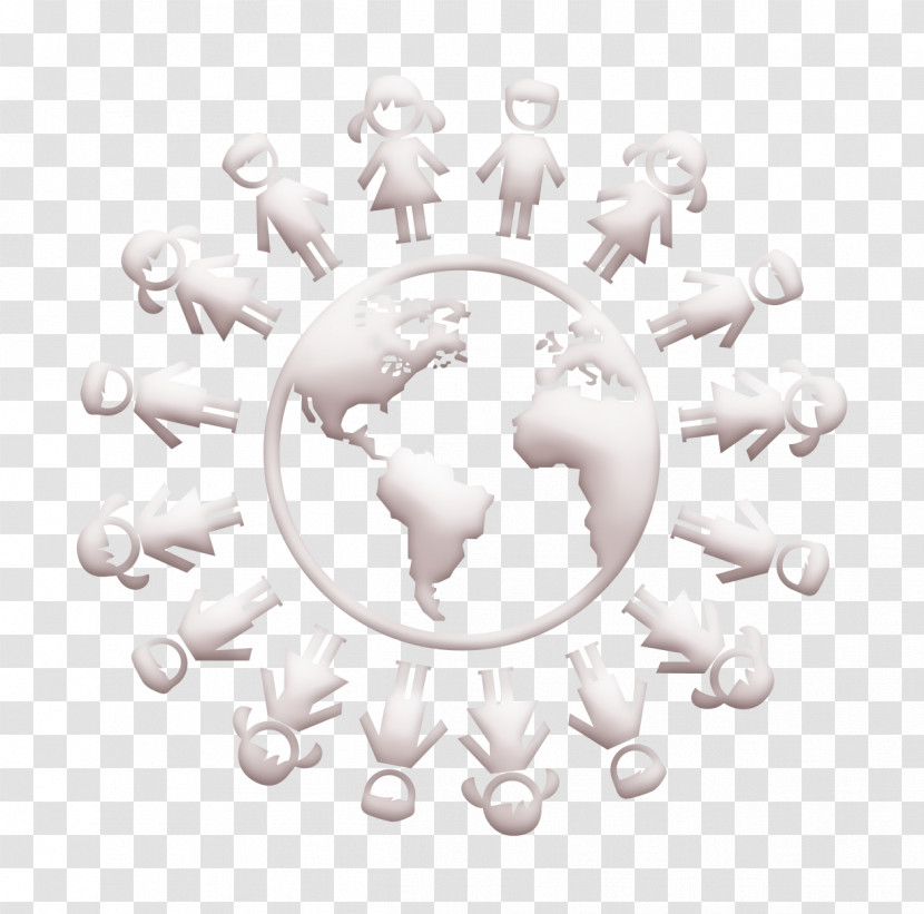 Academic 1 Icon Earth Icon Earth With Children Ring Around Icon Transparent PNG