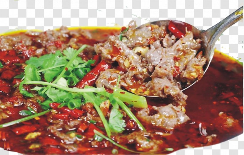 Shuizhu Mapo Doufu Red Braised Pork Belly Longchuan County, Guangdong Chinese Cuisine - Thai Food - Spoon Shuizhuroupian Transparent PNG