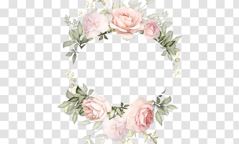 Watercolor Flower Wreath - Plant - Rose Order Petal Transparent PNG