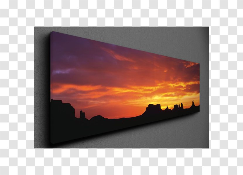 Heat Rectangle Sky Plc - Orange - Monument Valley Transparent PNG