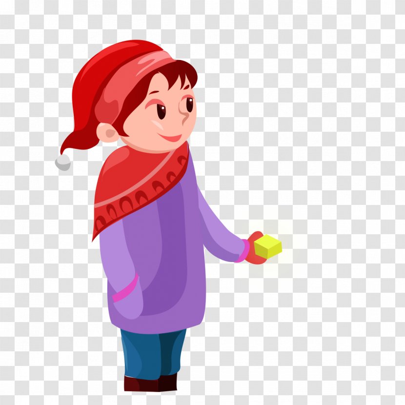 Cartoon Winter Animation - Characters Transparent PNG