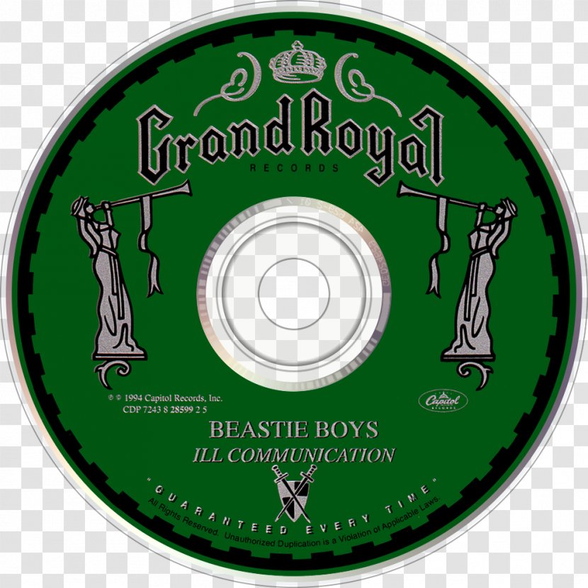 Compact Disc Beastie Boys Ill Communication Album - Cartoon Transparent PNG