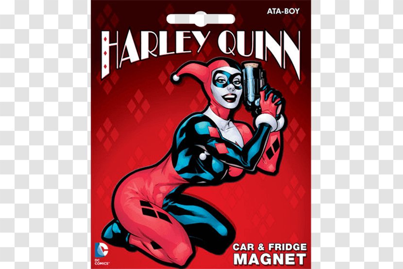 Harley Quinn Joker Poison Ivy Batgirl Comics - Craft Magnets Transparent PNG