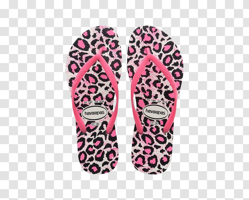 Leopard Flip-flops Animal Print Havaianas Shoe - Leather Transparent PNG
