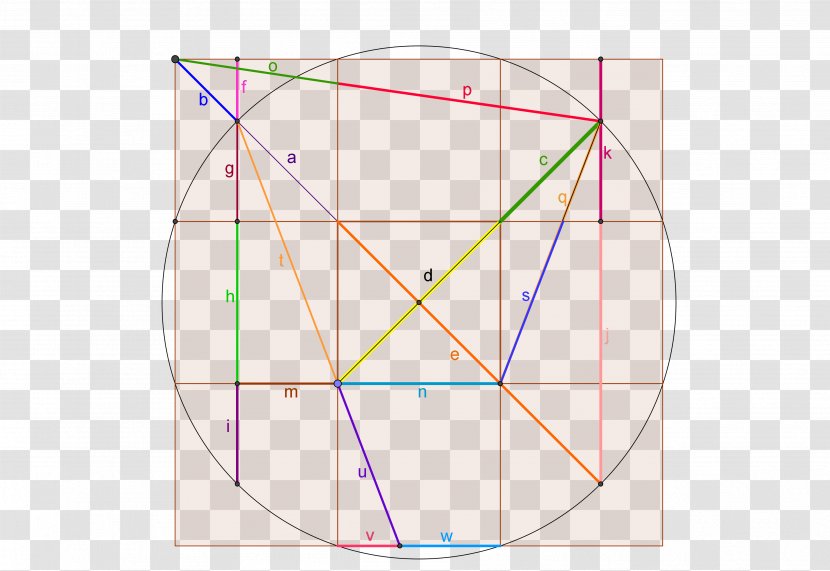 Golden Ratio Angle Circle Line - Diagram Transparent PNG