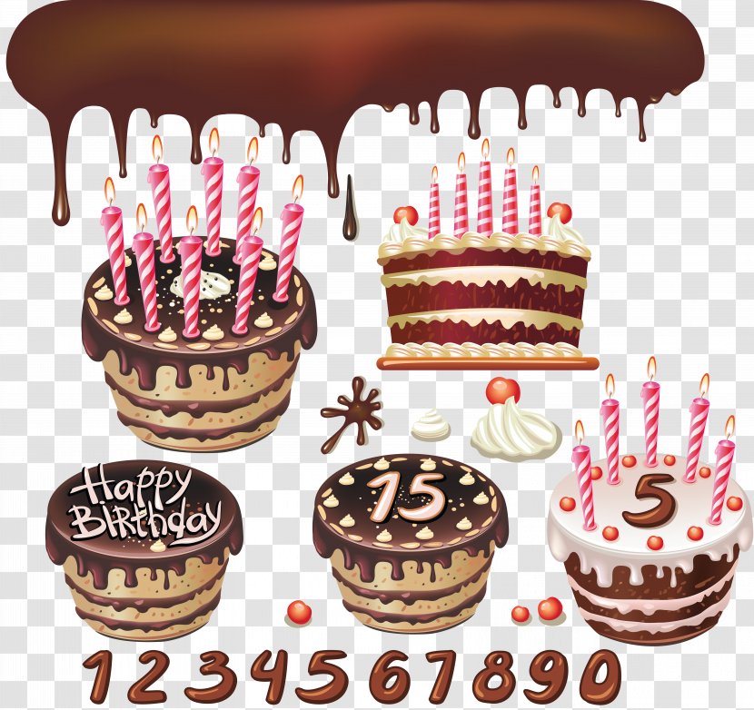 Birthday Cake Chocolate Wedding Layer Frosting & Icing Transparent PNG
