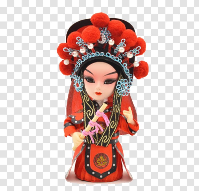 Hua Mulan Beijing Peking Opera Blues - Kunqu - Dolls Doll Transparent PNG