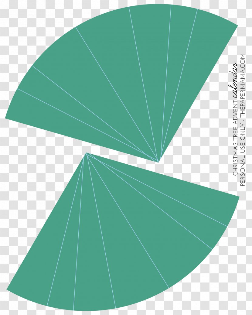 Line Triangle - Green Transparent PNG