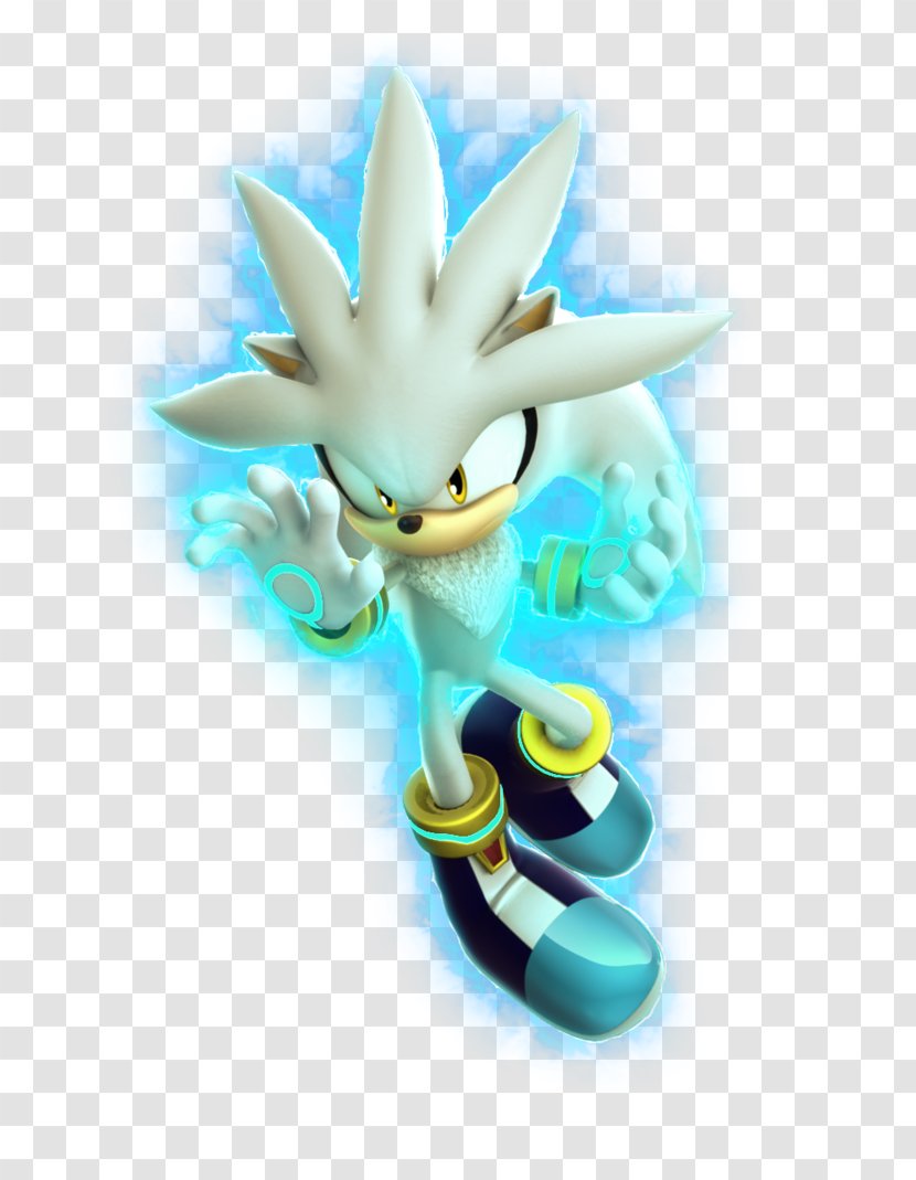 Sonic The Hedgehog Shadow 3D Silver - Sega Transparent PNG