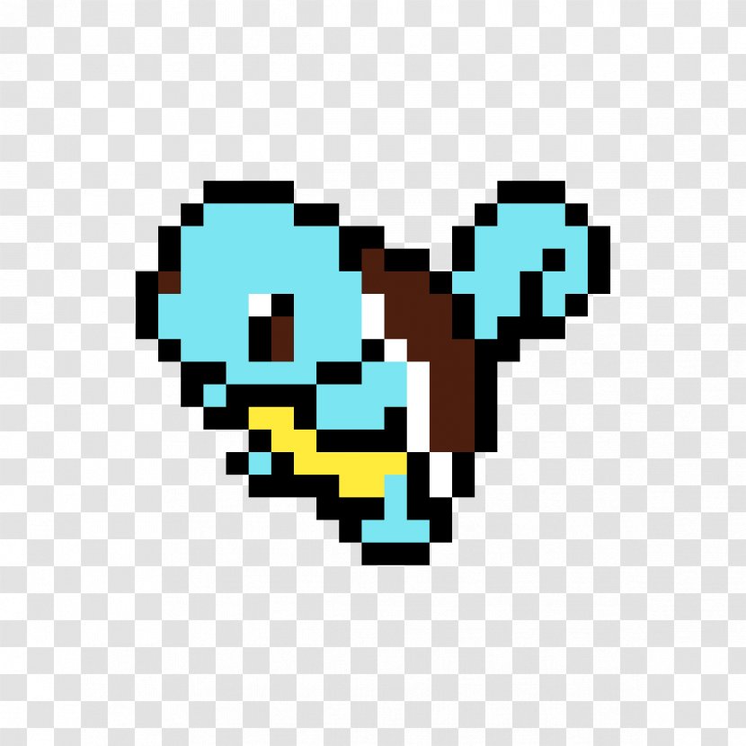 Pikachu Minecraft Squirtle Pixel Art Drawing - Charmander Transparent PNG