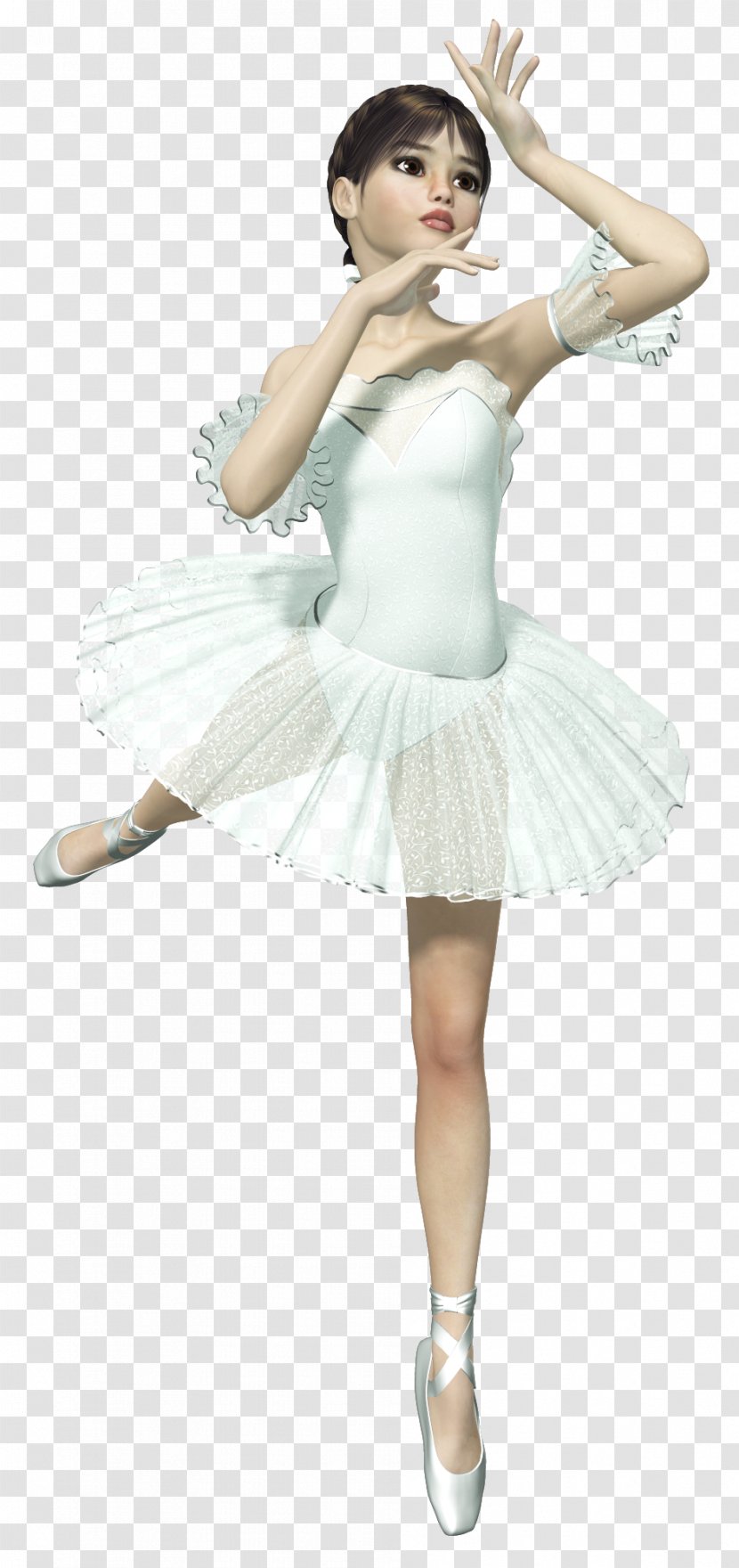 Ballet Dancer Tutu Flat - Frame Transparent PNG