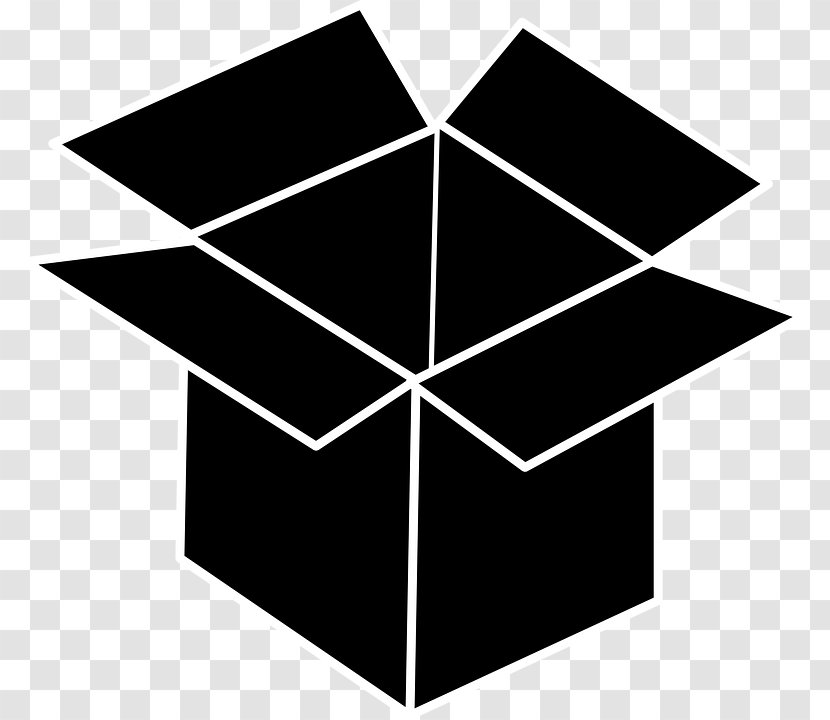Black Box Cardboard Clip Art Transparent PNG