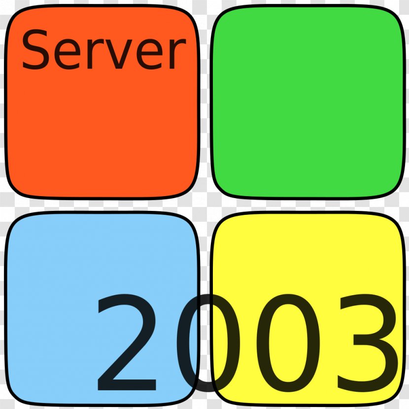 Windows 3.1x 3.0 95 Microsoft - Logo - Colored Squares Transparent PNG