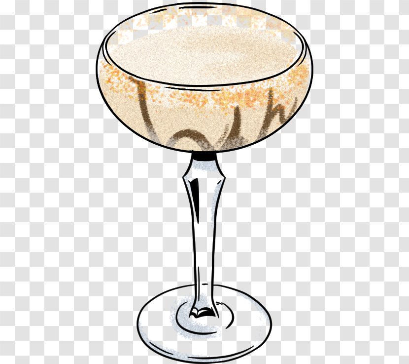 Cocktail Wine Glass Gin Rum Whiskey - Tableware - Lemon Splash Martini Transparent PNG