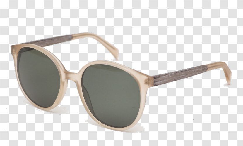 Sunglasses REZIN Wood Blue Green Transparent PNG