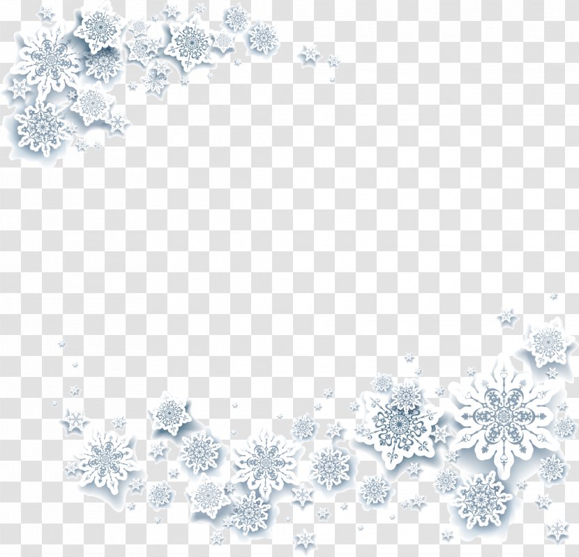 Snowflake Crystal White - Ice Snow Transparent PNG