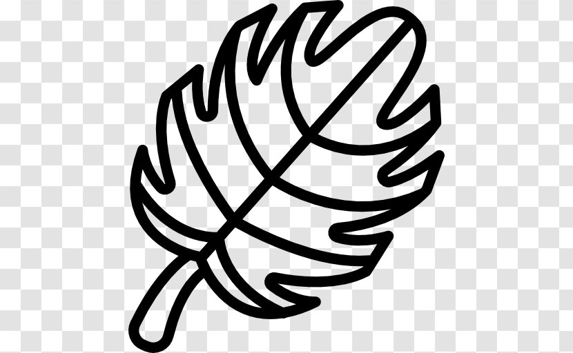 Drawing Coloring Book Line Art Clip - Black And White - Rotation Leaf Transparent PNG