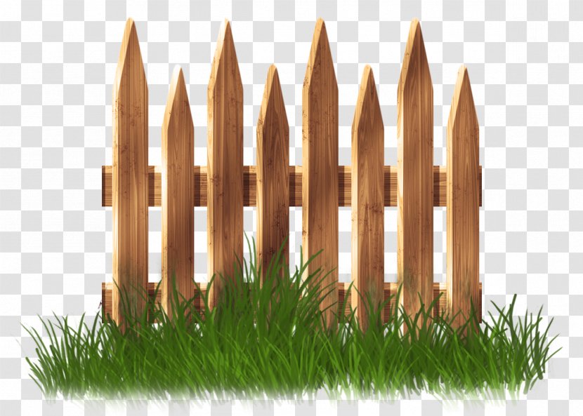 Fence Garden Lawn Clip Art - Split Rail - Transparent Wooden With Grass Clipart Transparent PNG