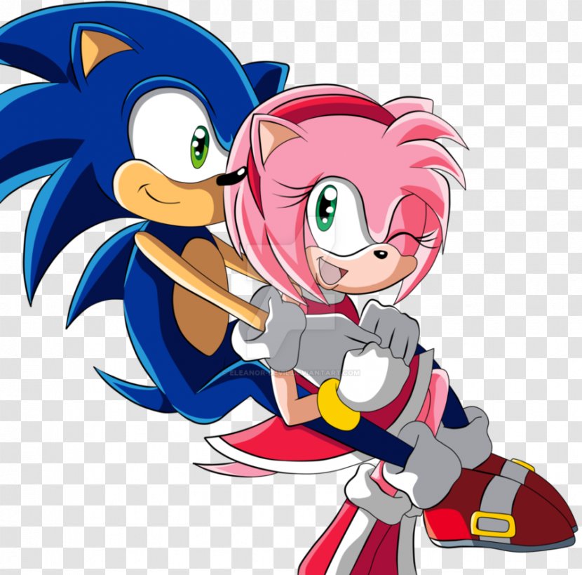 Amy Rose DeviantArt Drawing - Frame - Sonic The Hedgehog Transparent PNG