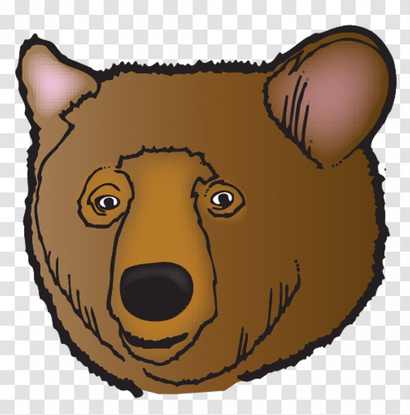 Snout Bear Dog Whiskers Mammal - Paw Transparent PNG