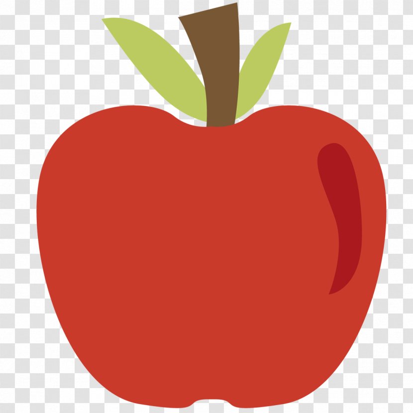 Apple Color Emoji Fruit - Healthy Diet - Peppa Transparent PNG