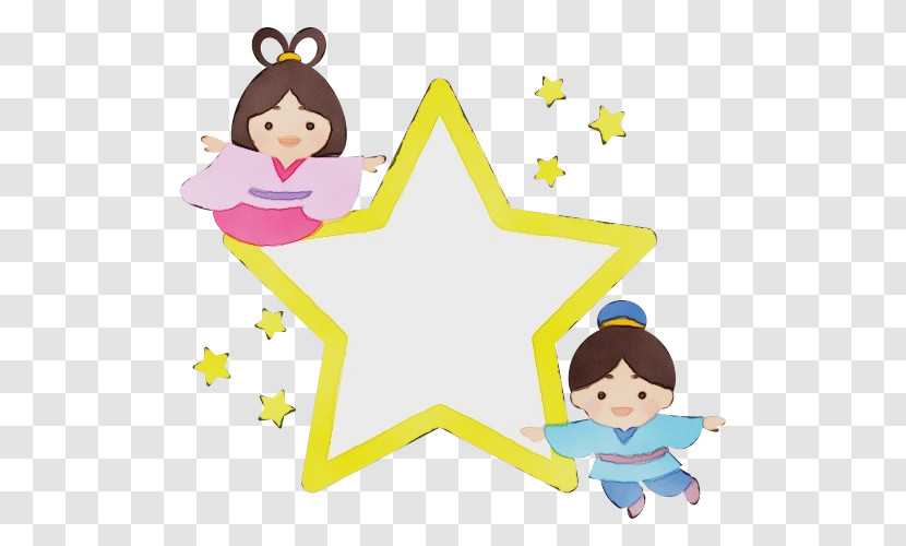 Yellow Infant Character Line Area Transparent PNG