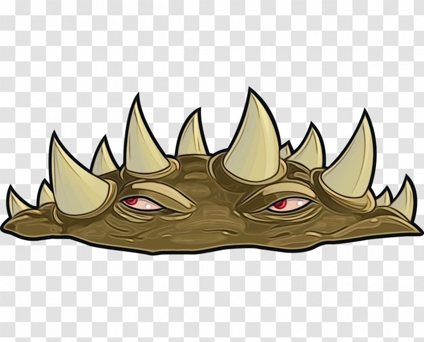 Cartoon Crown - Reptile Transparent PNG