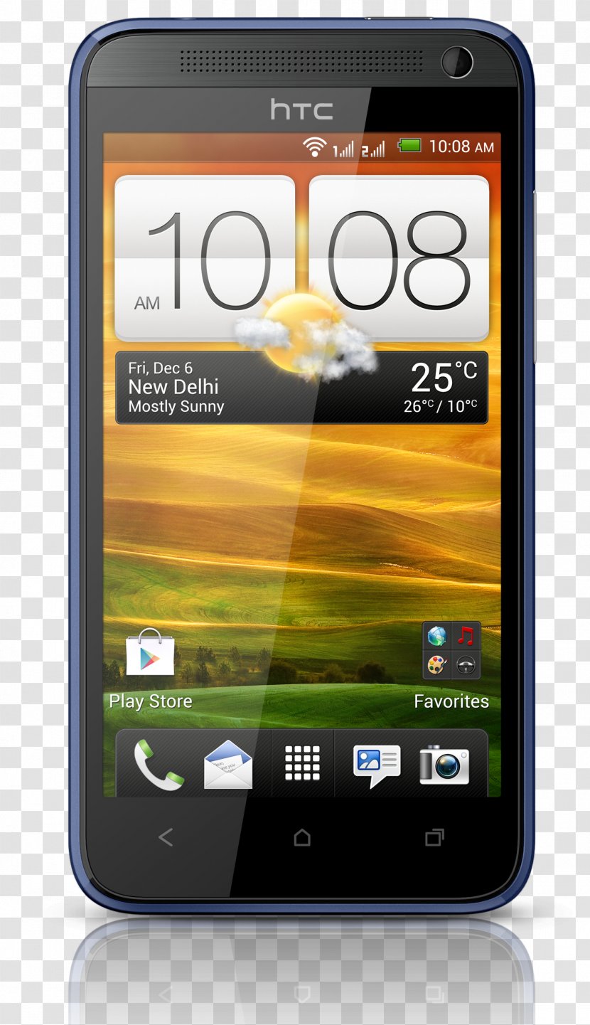 HTC Desire Dual SIM Smartphone Telephone - Electronics Transparent PNG